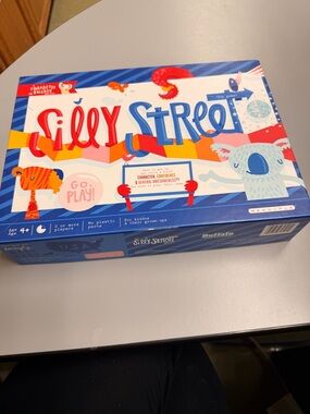 Silly Street Family Card Game - Colorful Blue Box